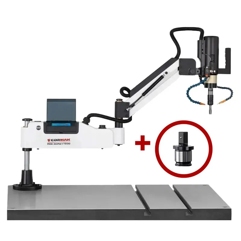 Electric Tapping Machine CORMAK RGE30PW with Socket Adapter