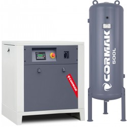 Screw Compressor Set CORMAK LUFT 700 with 500L Air Receiver | CORMAK