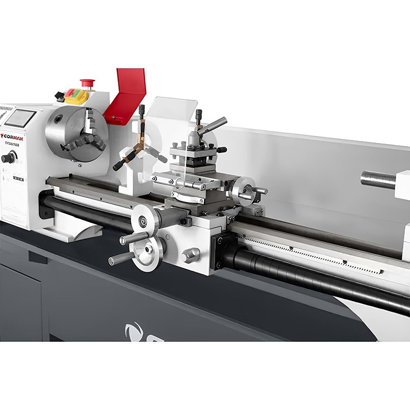 Conventional Universal Lathe CORMAK TYTAN 220x750S VARIO 230V with Stand | Precision Bench Metal Lathe | CORMAK