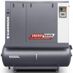 Screw Compressor CORMAK LUFT700 VSD+PM COMPACT 5.5kW 500L | Energy Saver | CORMAK