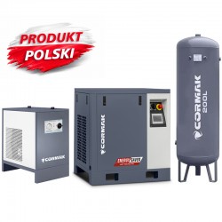 Screw Air Compressor Set CORMAK LUFT 700 VSD+PM 5.5kW + Dryer + 200L | CORMAK