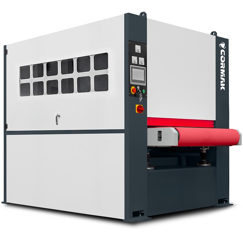 Wide Belt Metal Deburring and Edge Rounding Machine CORMAK SG1000SD | CORMAK
