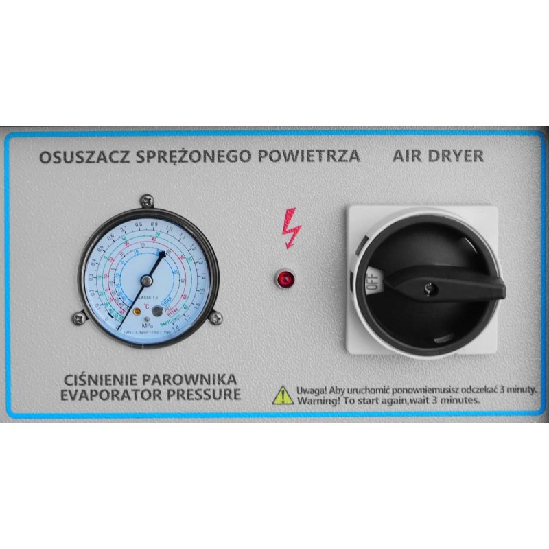 Skruvkompressor LUFT 1000 – 7,5 kW – 950 l/min + kylavfuktare N10S + vertikal tryckluftsbehållare 1000 l
