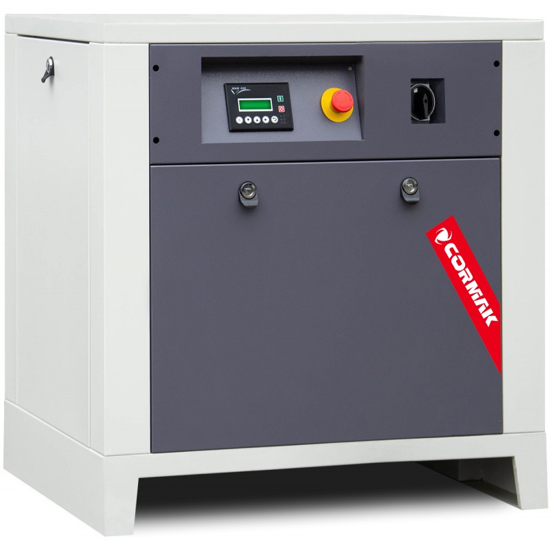 Skruvkompressor LUFT 1000 – 7,5 kW – 950 l/min + kylavfuktare N10S + vertikal tryckluftsbehållare 1000 l