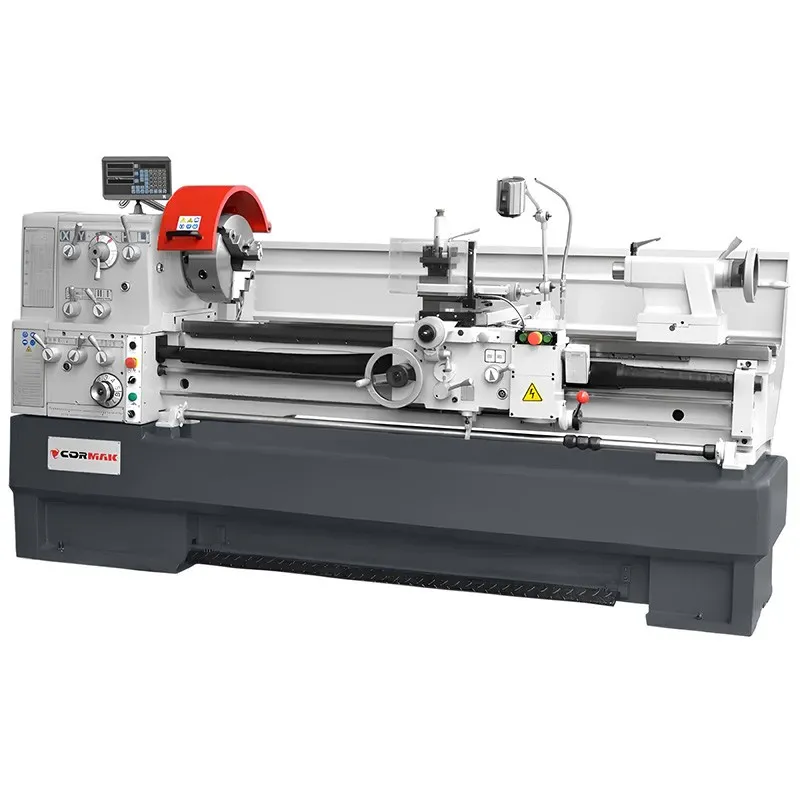 Conventional Universal Lathe Set CORMAK 460x2000 with Turning Tools and Live Centre