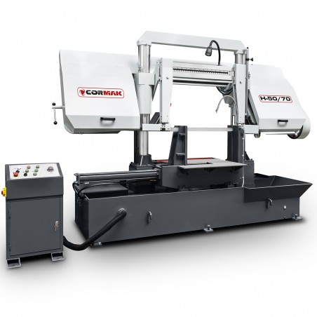 Dual-Column Semi-Automatic Metal Bandsaw CORMAK H5070 | Industrial Precision Saw | CORMAK