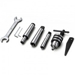 Geared Column Drill with Power Feed CORMAK ZS-40B + Tapping Chuck Set | CORMAK