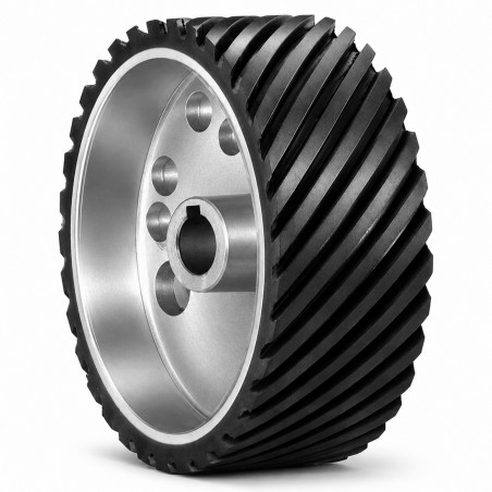 Rubberised Drive Wheel for CORMAK SM75 Belt Grinder | CORMAK