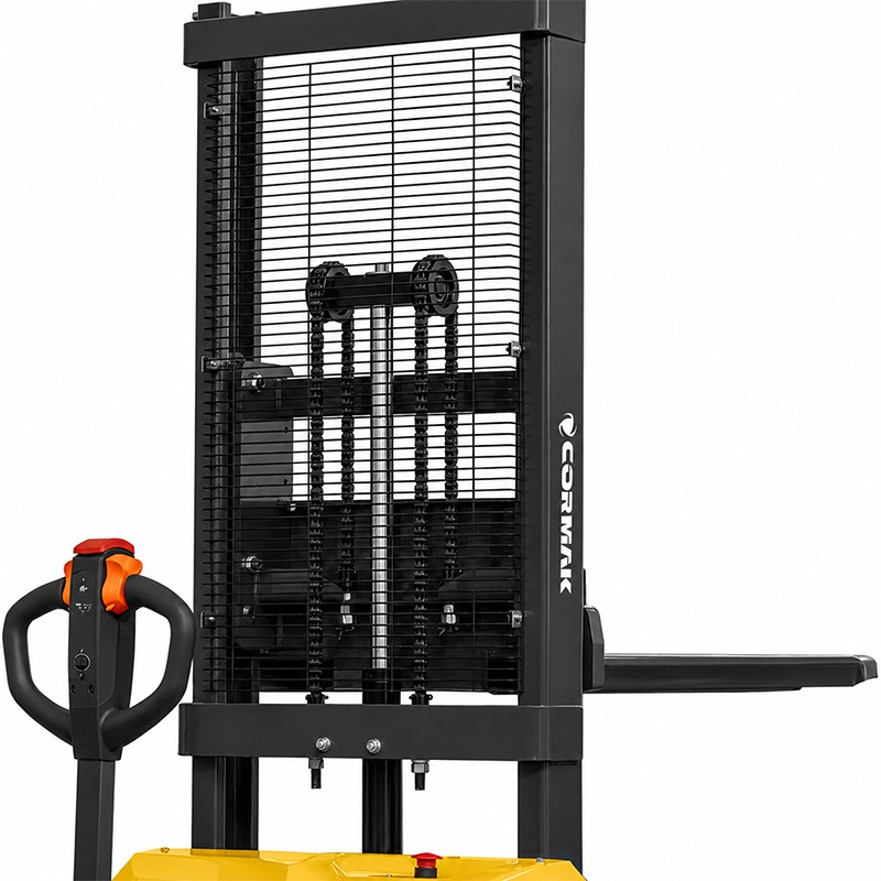 Electric Pallet Stacker CORMAK Q15E16-2 (load capacity 1500kg, lift height 1600mm)