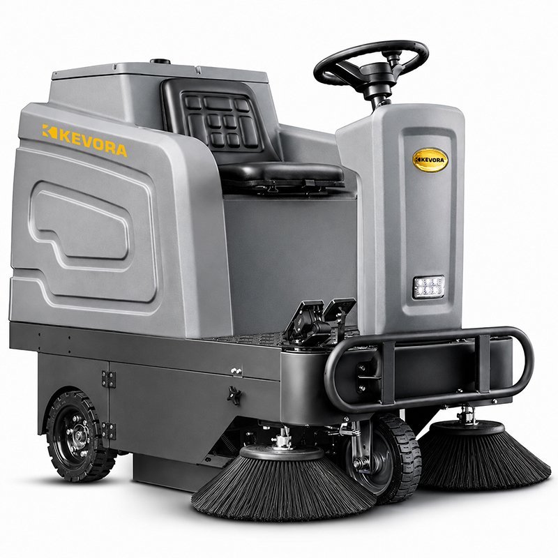 Ride-On Electric Sweeper CORMAK ZP3000 | CORMAK