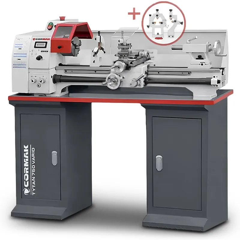 Conventional Universal Lathe CORMAK TYTAN 250x750 VARIO 230V
