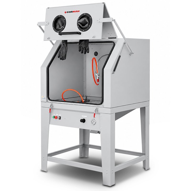 Sandblaster Cabinet 1000L CORMAK KDP1000 with DC15 | CORMAK