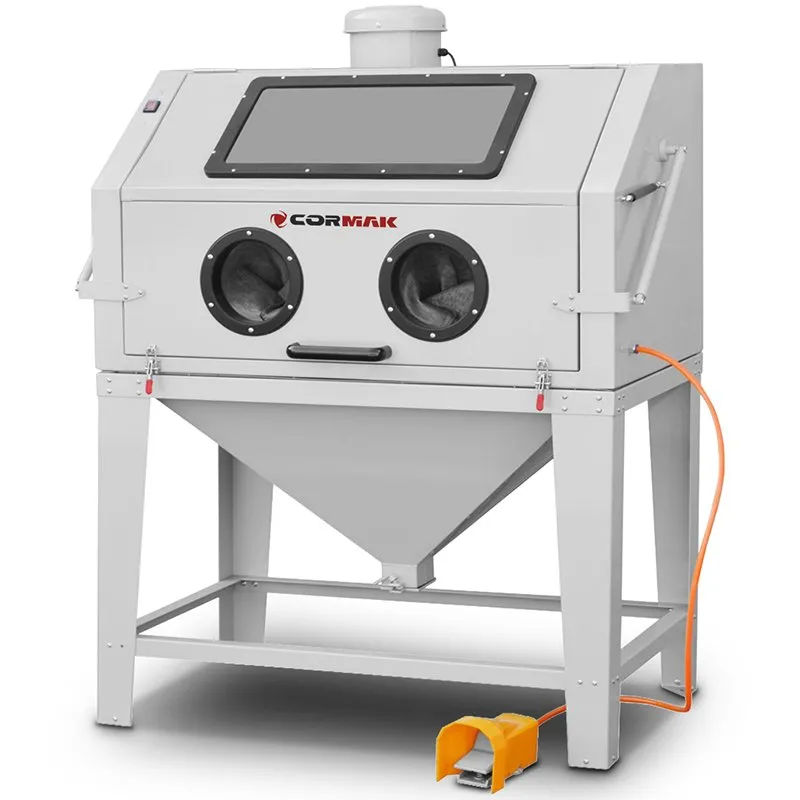 Sandblaster Cabinet 450L Top-Opening CORMAK KDP450TOP + Dust Extractor DC15
