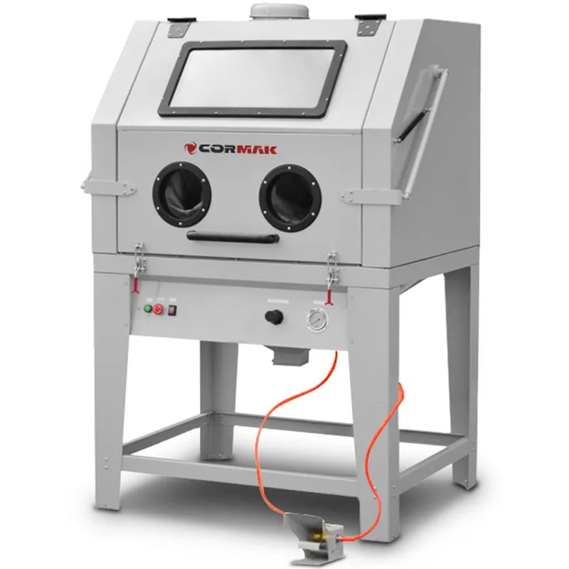 Sandblaster Cabinet 1000L CORMAK KDP1000 + Dust Extractor DC15