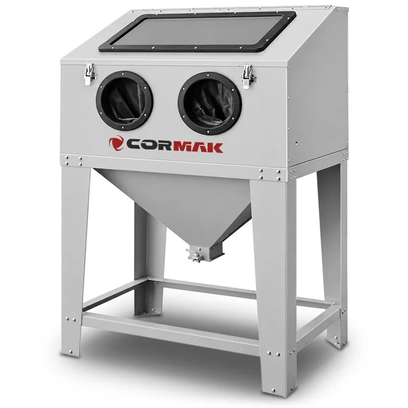 Sandblaster Cabinet 220L Top-Opening CORMAK KDP220TOP + Dust Extractor DC23