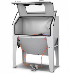Cabinet Sandblaster 420L CORMAK KDP420 with Dust Extraction | CORMAK