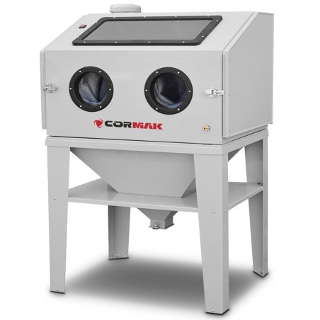 Sandblaster Cabinet 350L Side-Opening + DC15 | CORMAK