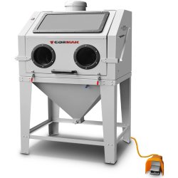 Sandblaster Cabinet 350L Top-Opening + DC15 | CORMAK