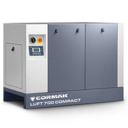 Screw Compressor CORMAK LUFT 700 COMPACT 5.5kW 650L/min 10bar with Integrated Air Dryer