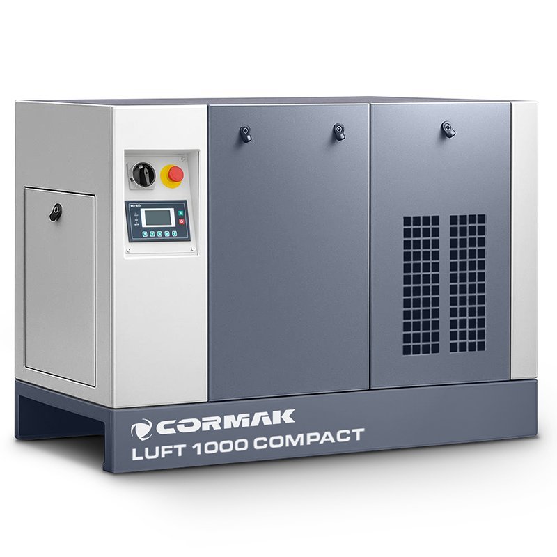 Screw Compressor CORMAK LUFT 1000 COMPACT 7.5kW 950L/min 10bar with Integrated Air Dryer