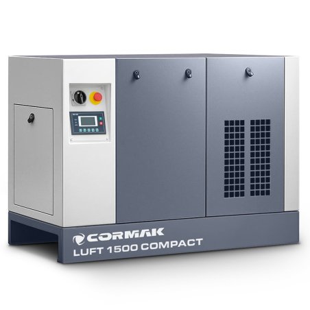 Screw Compressor CORMAK LUFT 1500 COMPACT 11kW 1580L/min 10bar with Integrated Air Dryer