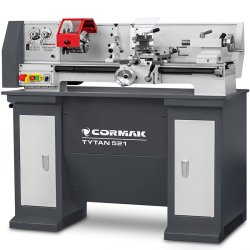Conventional Universal Lathe CORMAK TYTAN 210x520 230V + Turning Tool Set | CORMAK