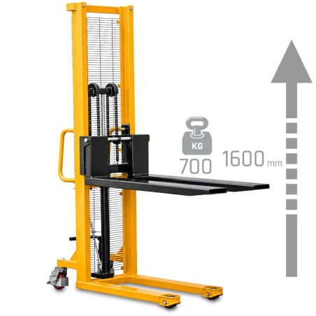 Manual Hydraulic Stacker CORMAK P716 700kg 1600mm | CORMAK