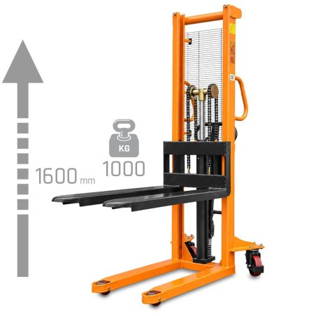 Manual Hydraulic Pallet Stacker CORMAK WRHS1610 1000kg 1600mm | CORMAK