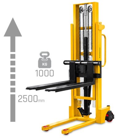 Manual Hydraulic Pallet Stacker CORMAK WRHS1025 1000kg 2500mm | CORMAK