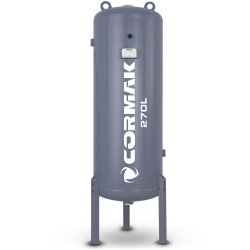 Vertical Air Tank 270L 11 bar with Accessories | CORMAK