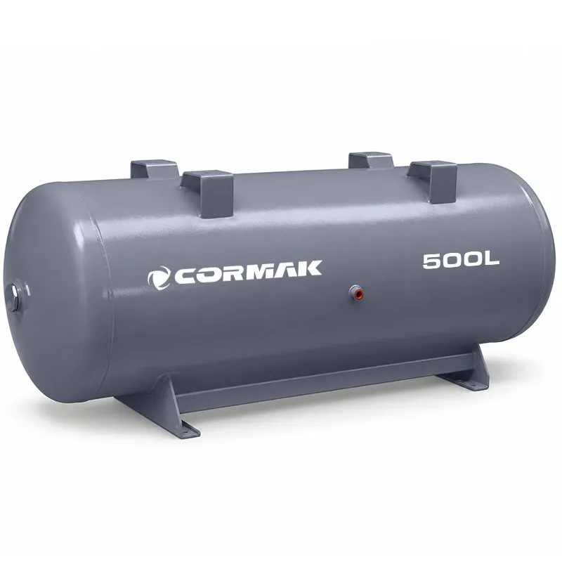 Horizontal Air Tank 500L 11 bar for Screw Compressor CORMAK