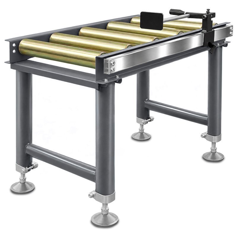 Roller Conveyor 1m with 6 Rollers and Length Stop CORMAK | Precision Roller Track | CORMAK