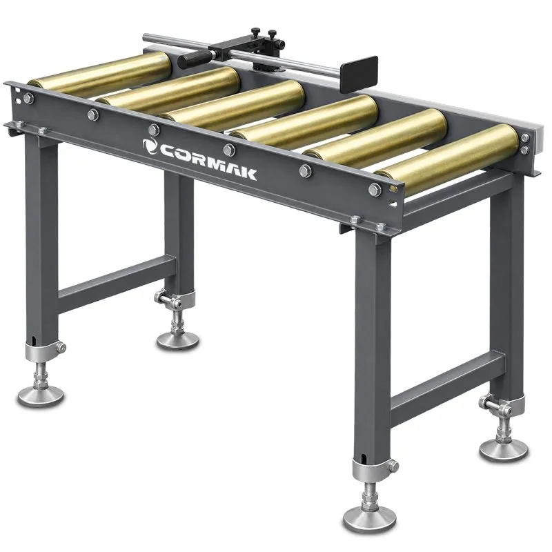 Roller Conveyor 1m with 6 Rollers and Length Stop CORMAK