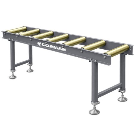 Roller Conveyor 1.86m with 7 Rollers CORMAK | Industrial Roller Track | CORMAK