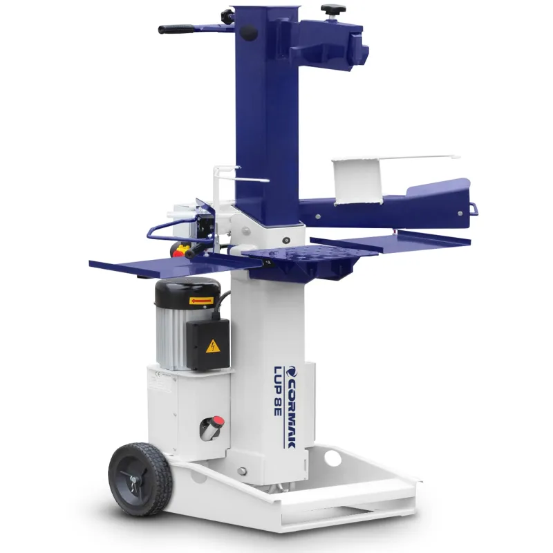 Vertical Log Splitter CORMAK LUP8E 8 Ton 230V + Cross Wedge