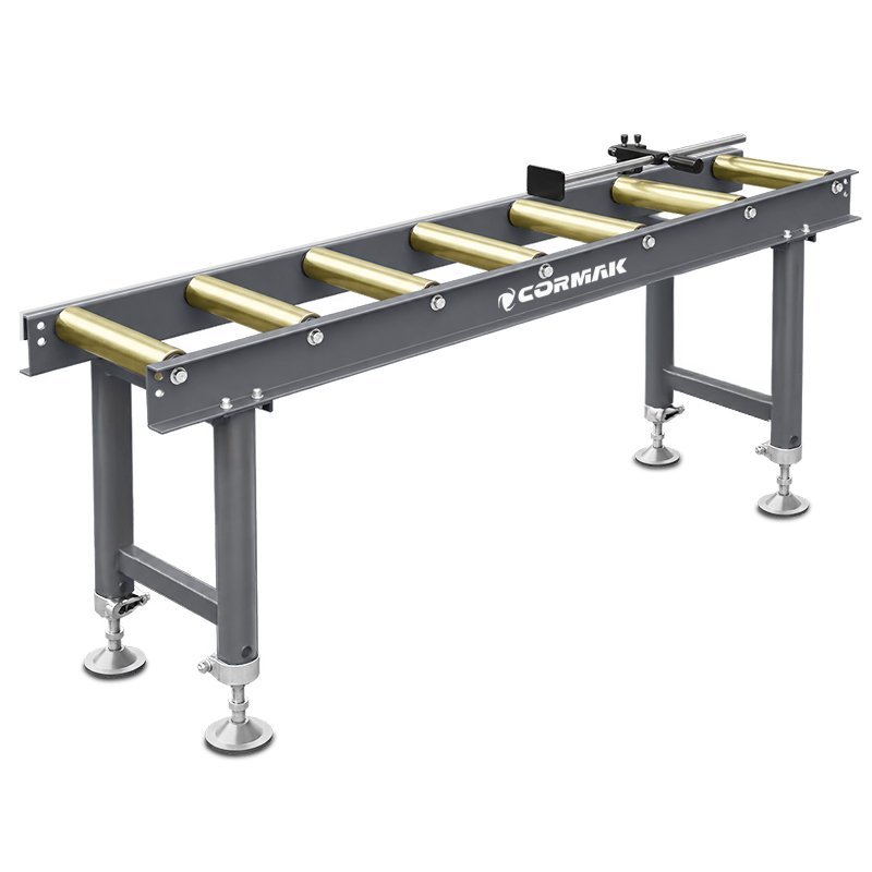 Roller Conveyor 1.86m with Length Stop CORMAK | Precision Roller Track | CORMAK