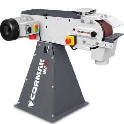 Belt Grinding Machine for Metal CORMAK SM75 | Two-Speed Industrial Grinder | CORMAK