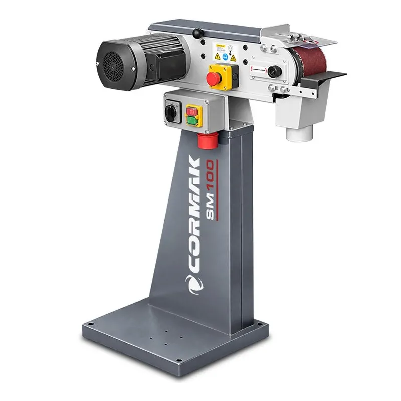 Belt Grinder for Metal with Stand CORMAK SM100 Two-Speed