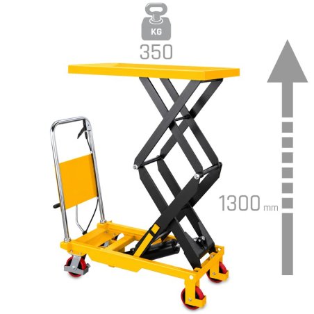 Platform Scissor Lift Trolley CORMAK TA3510 350kg 1300mm | CORMAK
