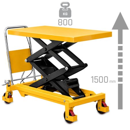 Platform Scissor Lift Trolley CORMAK TA8015 800kg 1500mm | CORMAK