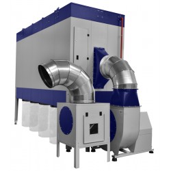 Industrial Chip and Dust Extractor CORMAK DCV26100 Vibra Motor 26,100 m³/h | CORMAK