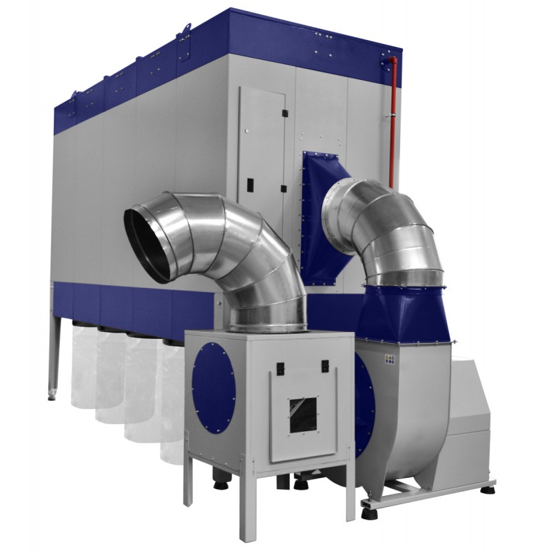 Industrial Chip and Dust Extractor CORMAK DCV26100 Vibra Motor 26,100 m³/h | CORMAK
