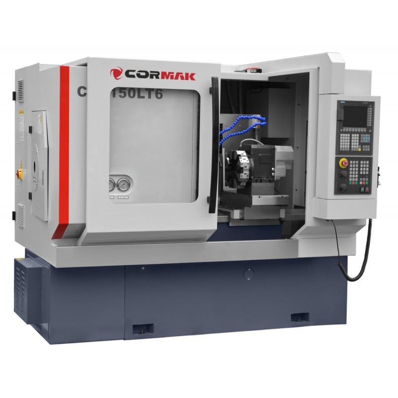 CNC Lathe Machining Cell CORMAK CK7150LT6 with Driven Tools and Robot – Precision Turning Automation