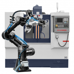 Vertical Machining Centre CORMAK MILL500 ECOLINE + Robot | 4th Axis CNC | CORMAK