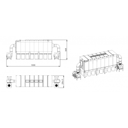 Industrial Chip and Dust Extractor CORMAK DCV26100 Vibra Motor 26,100 m³/h | CORMAK