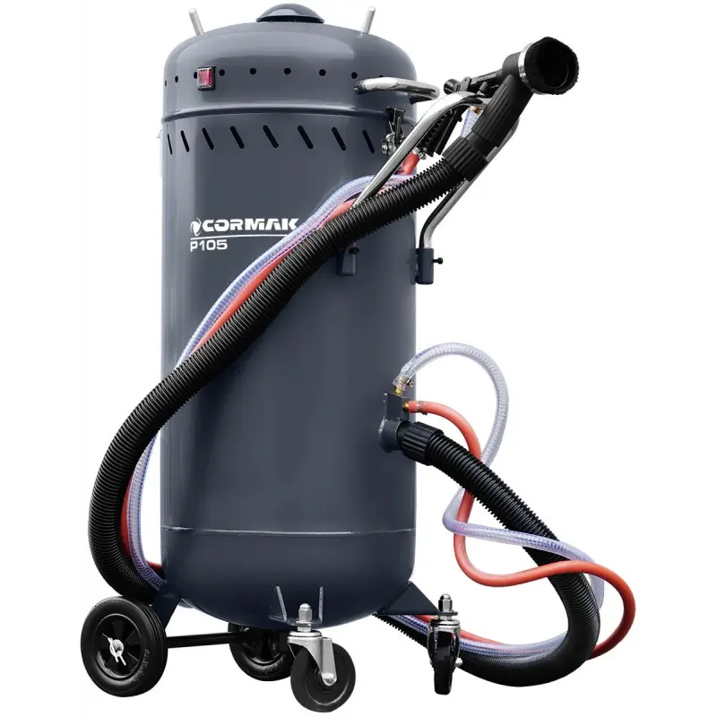 What is the sandblasting of steel and aluminium wheels?