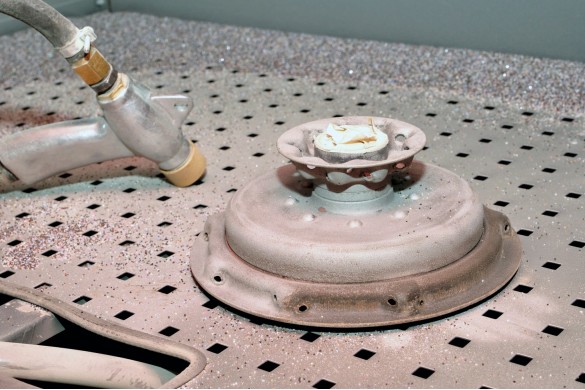 What is metal sandblasting?