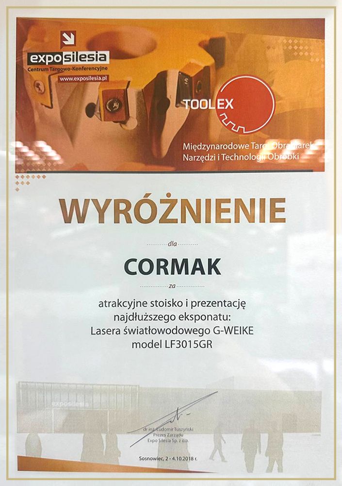 About the CORMAK brand - get to know us